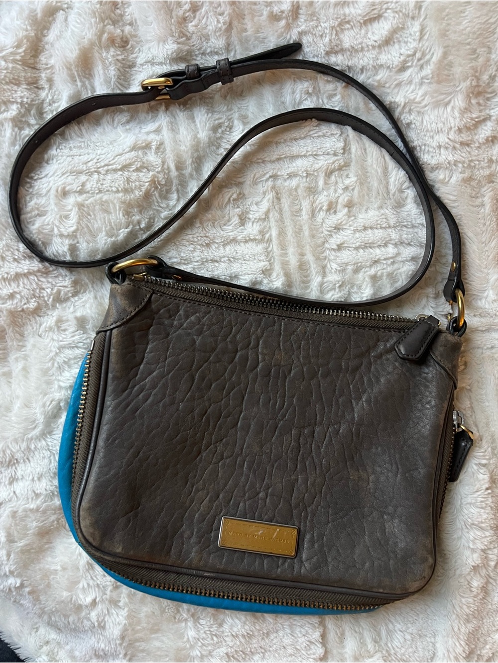 Marc Jacobs Grey Crossbody Bag